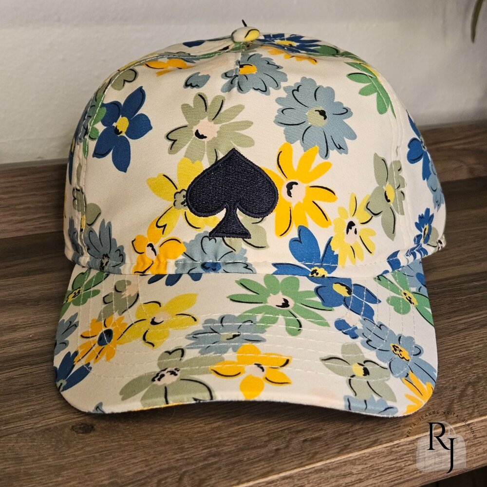 Kate Spade Floral Baseball Cap – Floral Multicolor | NWT - Picture 2 of 8